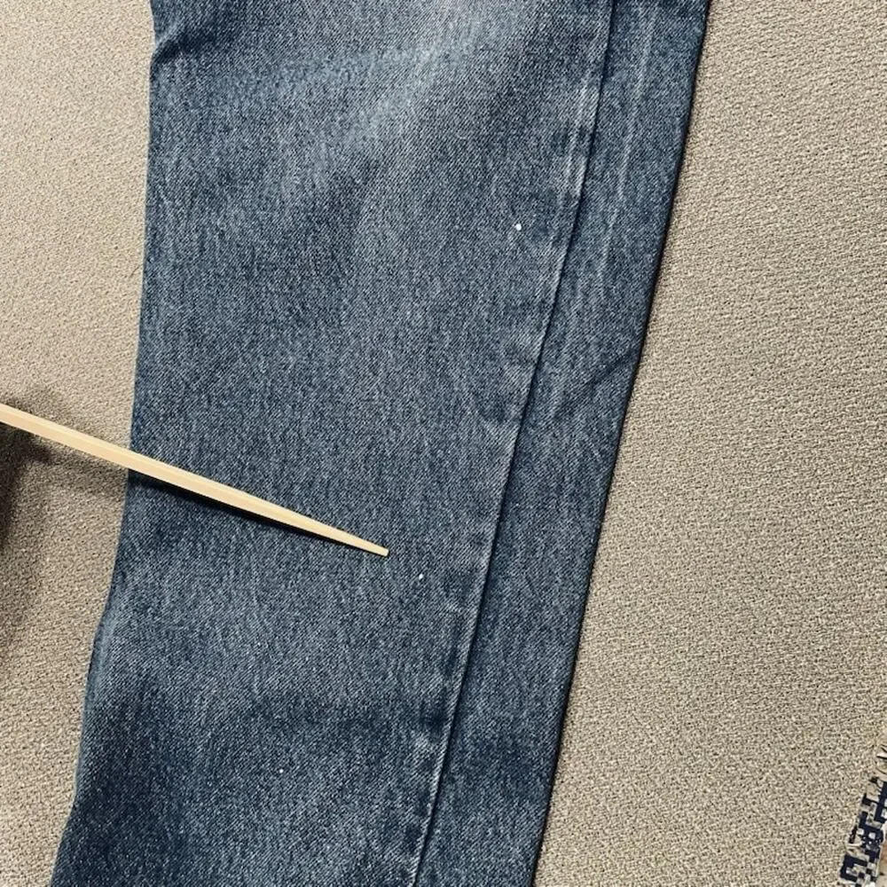 Vintage 90s Levis 505 Orange Tab Jeans Made in USA Medium Dark Wash 38x29